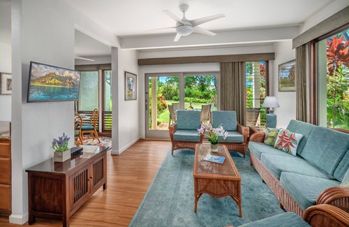 Poipu Condo | Poipu Kahala 713 Ocean Views A/C Master/Guest