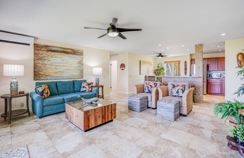 Kapaa Condo | Pono Kai B101, Udated, Beachfront, AC, Walk to Town, Sunrise Views