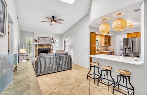 Palmetto House | Pool Home That Backs Up to Water- Only 20 Miles to Beautiful Florida Beaches!