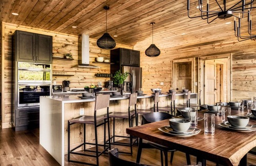 Pittman Center Cabin | POOL, Hot Tub, Theater, Game Room, Fire Pit - Sanctuary at Kettle Creek