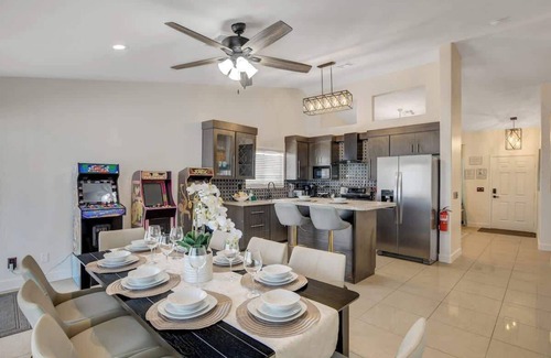 North Las Vegas House | Pool & Retro Arcade at 4BR North Vegas Getaway