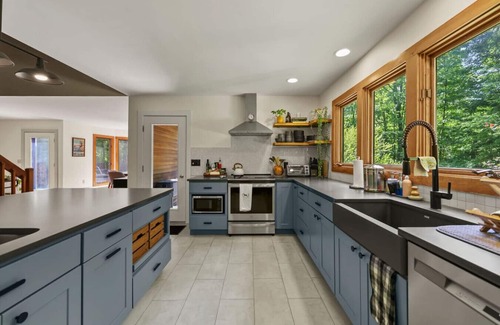 Great Barrington House | Poolside Luxe at Long Pond