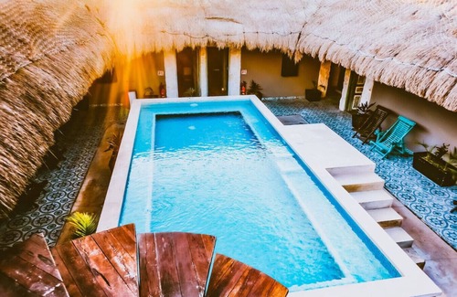 Villas Tulum Apartment | Poolside Retreat Tulum-Workspace-Private Balcony