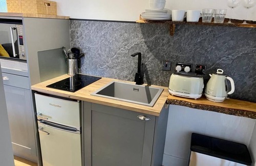 Falkirk Ski Chalet | Poppy's Place Luxury Tiny Home With Secluded Patio, Hot Tub