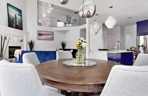 East Quogue House | Post-Modern Residence on 1.6 Acres, Spacious Living Areas Including a.