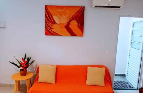 Pereque Apartment | Pousada Ideal Guarujá - Estúdios Mobiliados, Ar-Condicionado e Cozinha