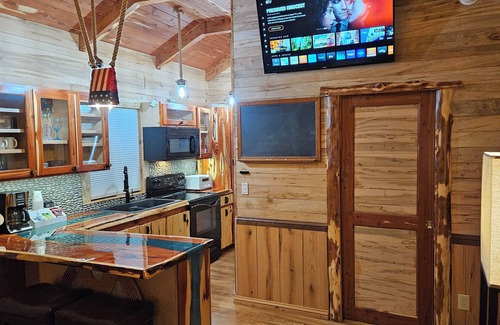 Mill Spring Cabin | Power. Water. Internet. Netflix. Newly built. Free breakfast supplies included.