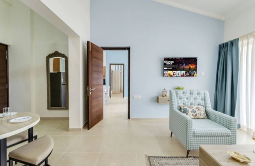 Saunta Vaddo Apartment | Premium 1BR in Calungute- Pool Sauna Near Beach