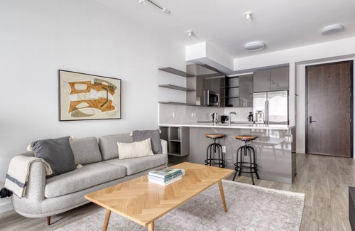 Industrial Section Apartment | Premium Coral Gables 1BR w/W/D, Pool & Gym, near Shops, by Blueground