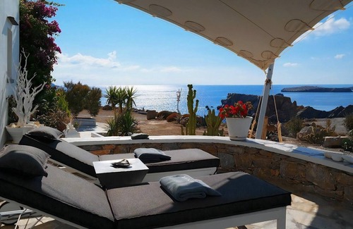 Karavostasis Apartment | Premium Folegandros Apartment | 1 Bedroom Suite | Apartment Zenitsu | Furnished Sun Terrace with.