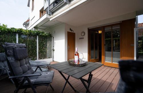 Pelzerhaken Apartment | Premium Quartier Solymar Pelzerhaken - ein kleiner Hund willkommen