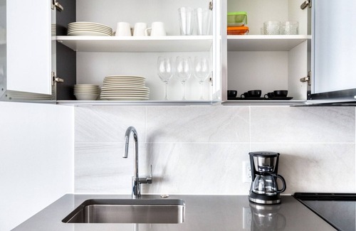 Shawmut Apartment | Prime NewCo South End Studio near Ink Block w. W/D and Gym by Blueground