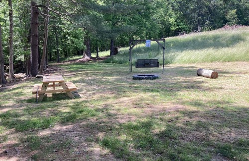 Blacksburg RV Rental | Primitive camping by Neal Creek site #2