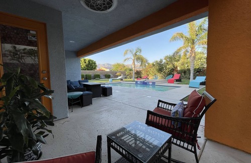 Desert Hot Springs House | Privat Salt Water Pool/Spa/Luxury/Comfort/Games