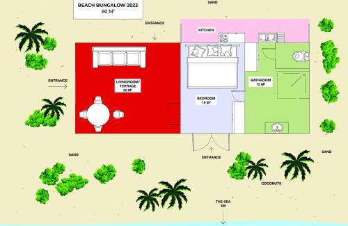 Matemwe House | PRIVATE BEACH BUNGALOW ZERO MINUTE to beach Matemwe