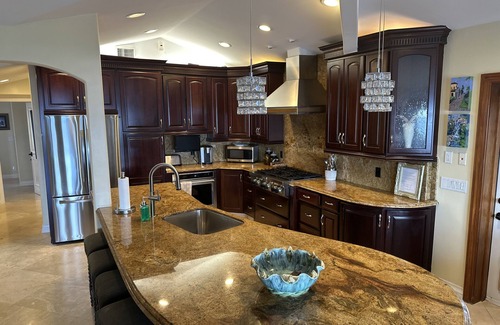 Deerfield Beach Villa | Private Beach Home - Family and Business Ready
