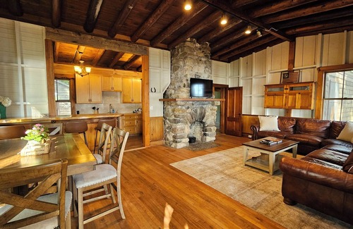 Harrison Cabin | Private beach on Long Lake, cabin + adorable bunkhouse