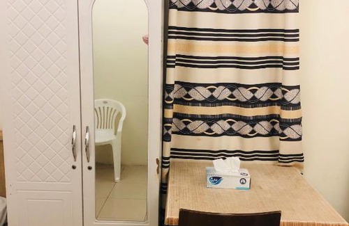 Al Quoz House | Private Bedroom with Burj Khalifa View
