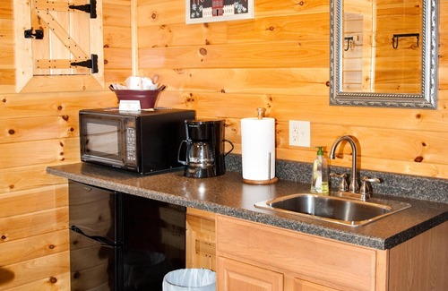 Flintstone Ski Chalet | Private cabin with two double beds (sleep 4)