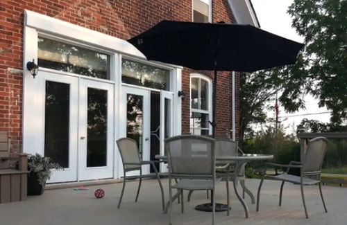 Milford House | Private Century Home Waterfront Getaway with Acreage