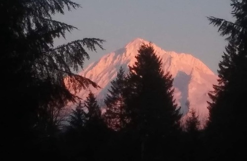 Rhododendron Ski Chalet | Private chalet with hot tub, WIFI, BBQ, outdoor fire pit. Minutes from hwy.