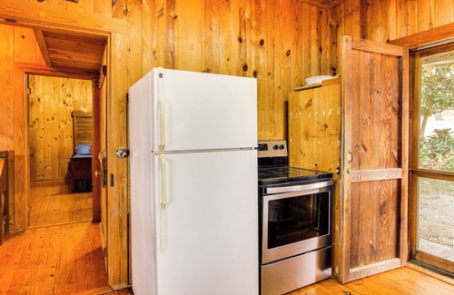 Greenwood Cottage | Private Dock + Porch: Serene Lake Greenwood Escape