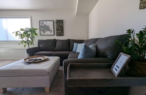 Harris Ranch House | Private downstairs space with a view. Light & bright & cool!