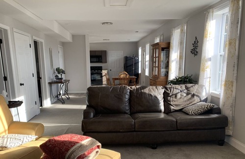 Hendersonville Apartment | Private farm setting. Within 2 miles of Point Lookout and Cabin Ridge Weddings.