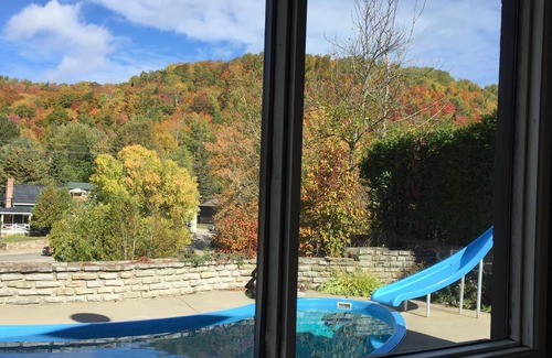 Mont-Tremblant Village House | Private, heated pool. Sleeps 8. Only 5 minutes to ski, beach golf, hiking