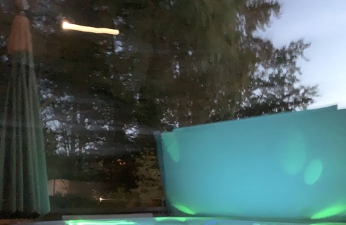 Duncan House | Private Hot tub on beautiful deck facing the gardens and tree's.