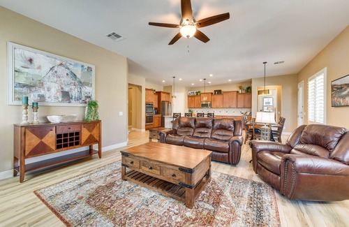 Hastings Farms House | Private Hot Tub: Queen Creek Vacation Rental!
