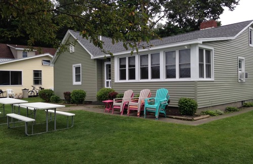 Town of Milo House | Private, Level, Beachfront Cottage; No Stairs To Beach!