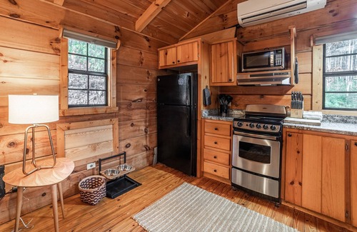 Hot Springs Cabin | Private Log Cabin for Couples & Their Pets