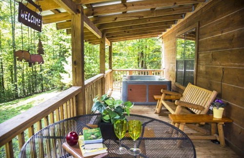 Hot Springs Cabin | Private Log Cabin for Couples & Their Pets