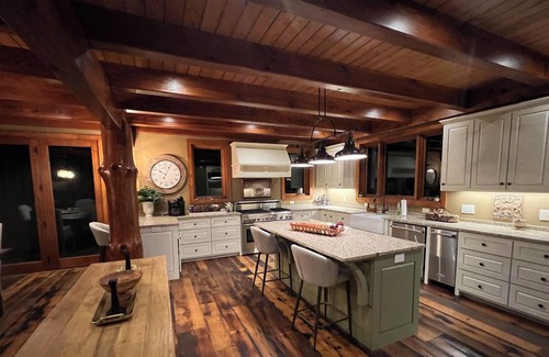 Apple Ridge House | Private Mountain Retreat on100 acres close to Blowing Rock, with gate and stream