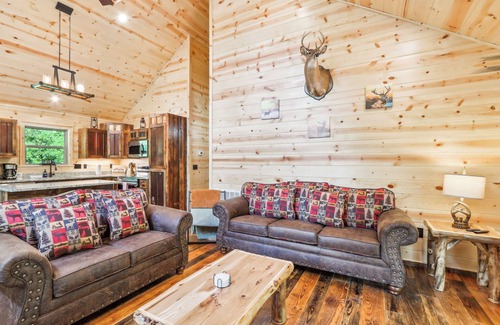 Murphy Cabin | Private Murphy Cabin Rental with Wraparound Porch!