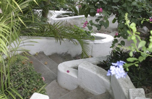 La Cruz de Huanacaxtle Villa | Private Double Bed Guest Room with Shower Bath, mini bar area and personal patio