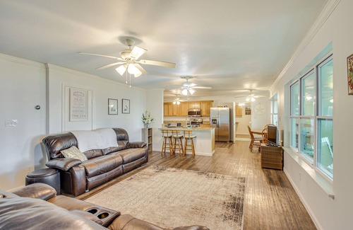 Florida Panhandle House | Private Patio & Hot Tub: Bayside Home in Pace!