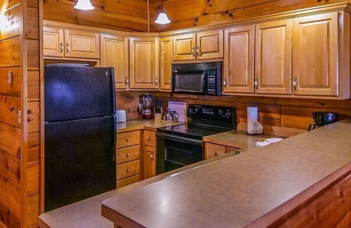 Spencer Cabin | Private patio with beautiful view of the sunset and playground, bring PET