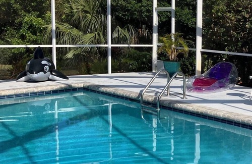 Regency Manor Estates House | Private/Peaceful Pool Home. Easy Walk to Beach!