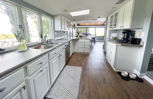 Fort Howard House | Private pier by Kurtz Beach pet-friendly Dock of the Bay