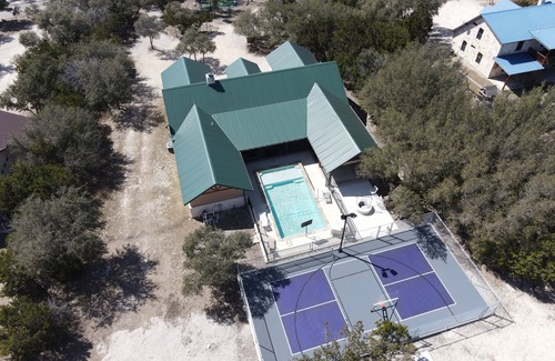 Sabinal House | Private pool, pickleball court, single story home, less than 5-minute drive to THE Frio River