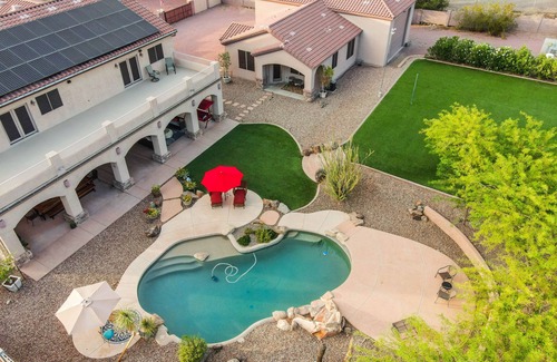 Peoria Villa | Private Retreat Center - Sonoran Desert Mountain Villa sleeps up to 18