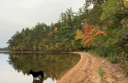 Denmark Cabin | PRIVATE SANDY BEACH ON HANDCOCK WITH VIEWS OF MT. WASHINGTON