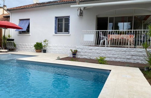 Jacou Villa | PROMO ETE Quiet villa with pool and wooded garden near the sea.