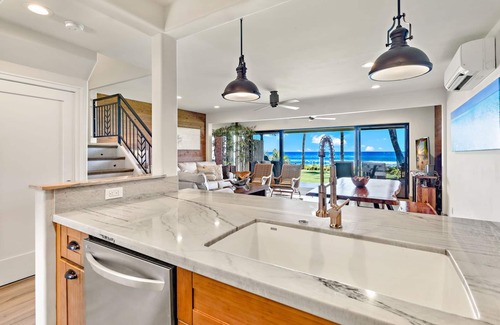 Downtown Lahaina Villa | Puamana 2403: Gorgeous 3BR Oceanfront Townhome. Big Extended Stay Discounts!