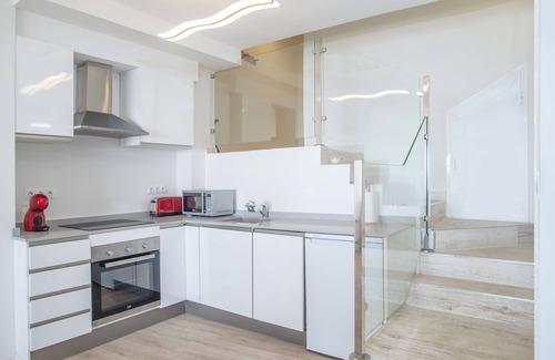 Cabopino Apartment | "Puerto Cabopino Apartment" with Sea and Mountain View, Shared Pool, A/C & Wi-Fi