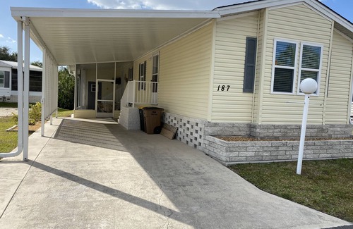 Charlotte Park House | Punta Gorda, 2 bed, updated mobile home in quiet 55+ community