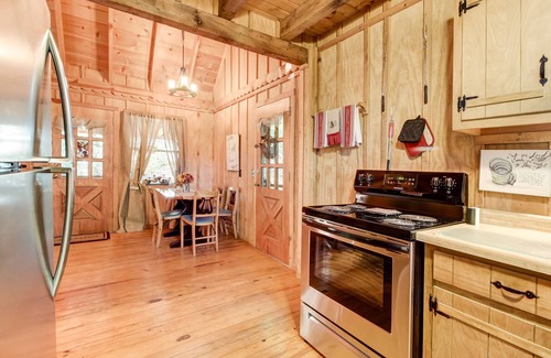 Sautee Nacoochee Cabin | Quaint Country Cottage w/Wood Stove, Furnished Porch, Firepit, Free WiFi