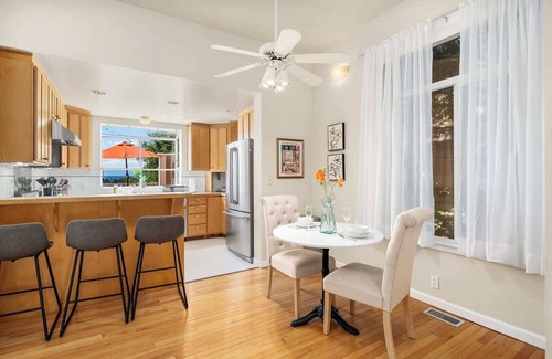 West Queen Anne House | Queen Anne Retreat with Bay Views | Dining & Shop